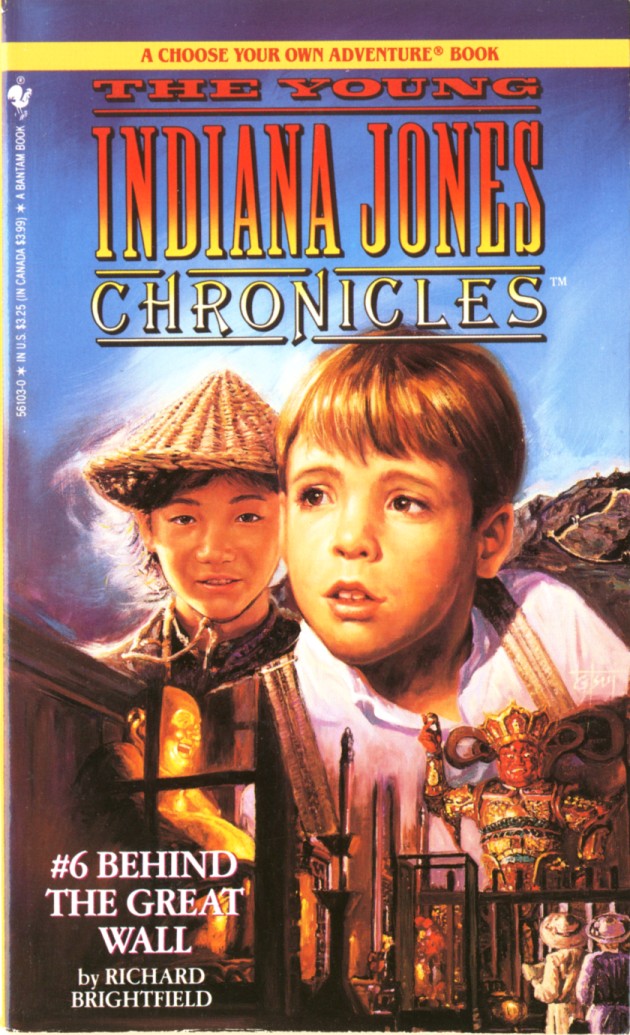 1992 YOUNG INDIANA JONES CHRONICLES #2 by Richard Brightfield Bantam pb 