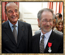 President Chirac with Spielberg